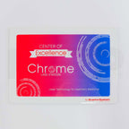 Quanta System Chrome "Center Of Excellence" Office Wall Plaque