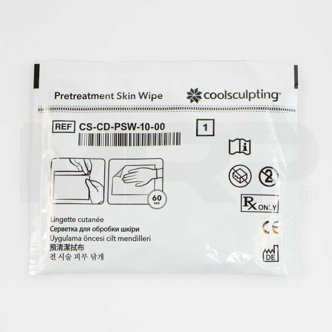 Zeltiq Pretreatment Skin Wipe