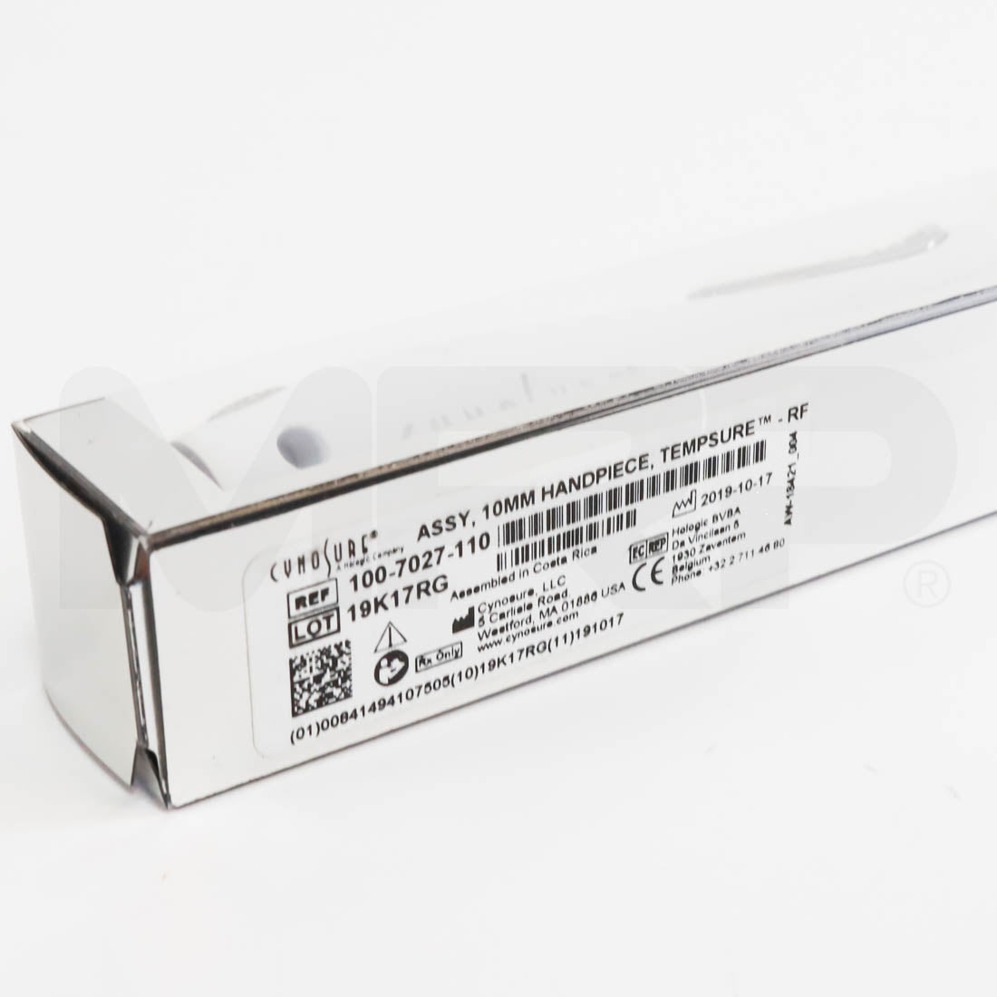 Cynosure Ellman TempSure 10mm Handpiece Assembly Box Label