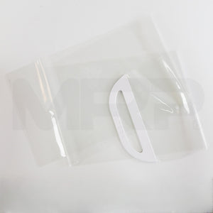 Cutera TruSculpt ID Large Clear Flexible Vinyl Cummerbund White Handle 11-1/2" x 60"