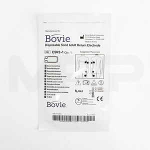 Bovie Disposable Solid Adult Return Electrode Ground Pad ESRS-1, 6-Pack