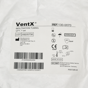 Vaser Ventx Infiltration Tubing Connection Aspiration 130-0070