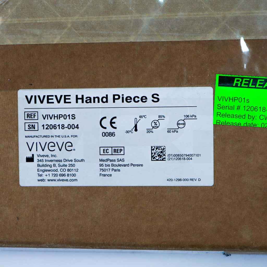 Viveve Non-Surgical Vaginal Rejuvenation Handpiece VIVHP01S