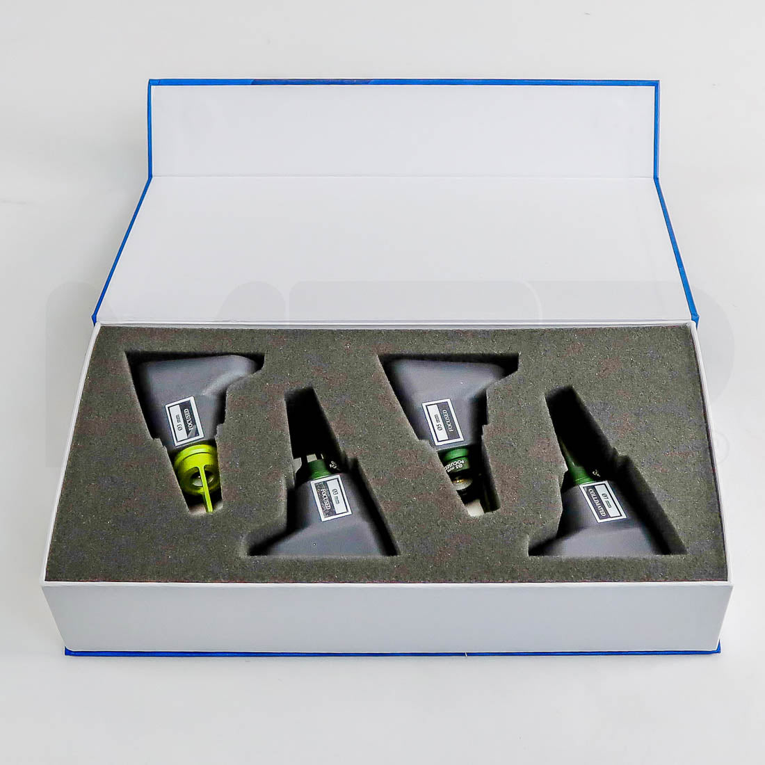 Vydence Acroma-QS Nd:YAG Handpiece Spot Sizes Box