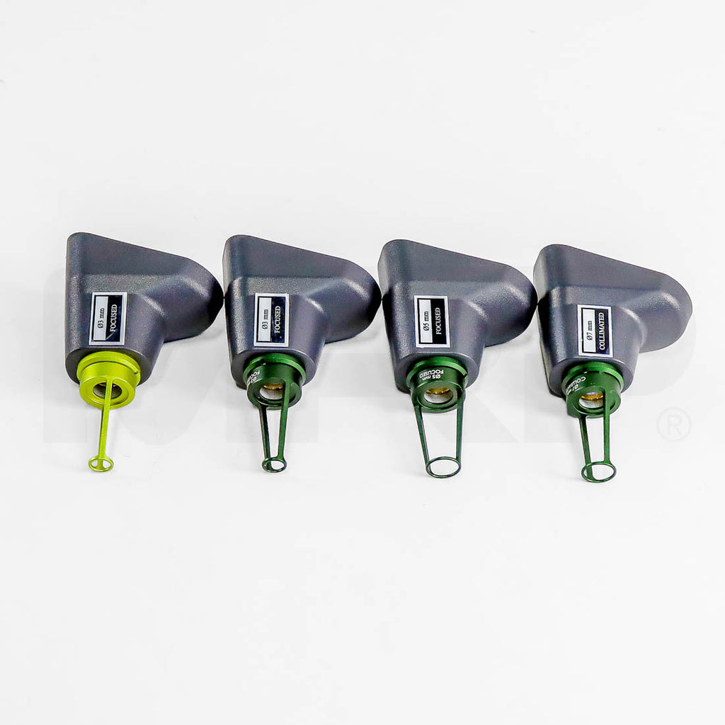 Vydence Acroma-QS Nd:YAG Handpiece Spot Sizes