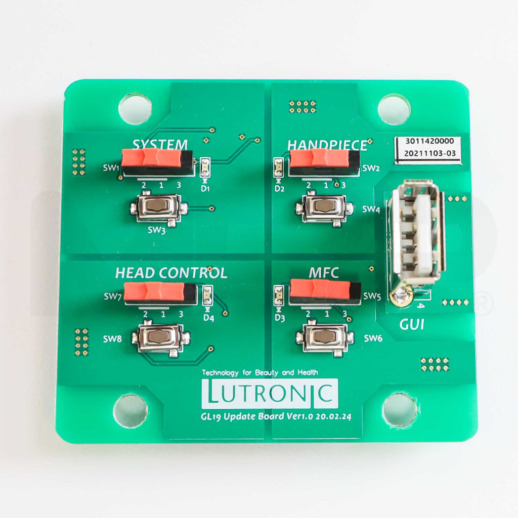 Lutronic DermaV Update Board PCB