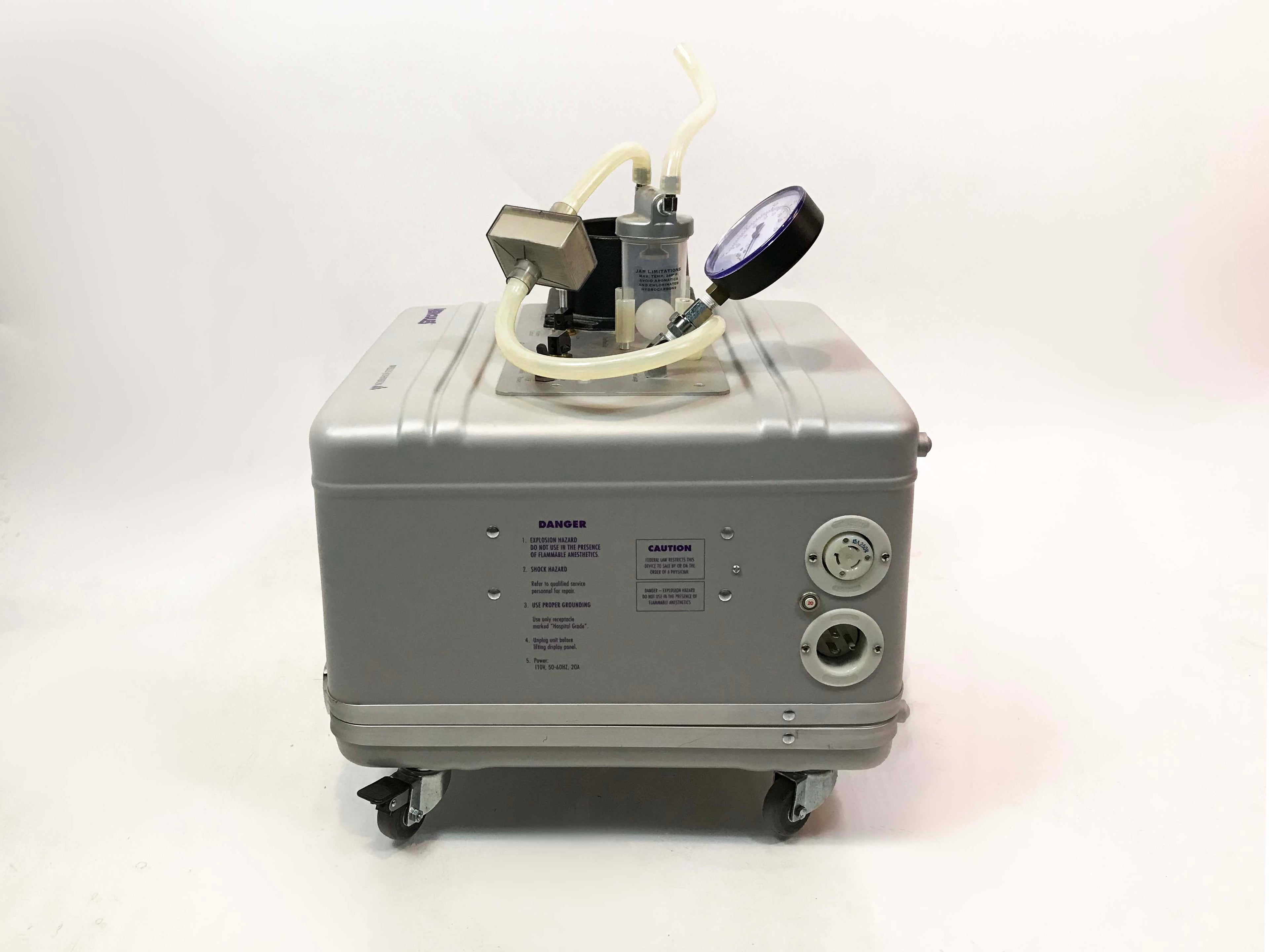 Wells Johnson Suction Vacuum Hercules Medical Portable Aspirator Pump Hercules