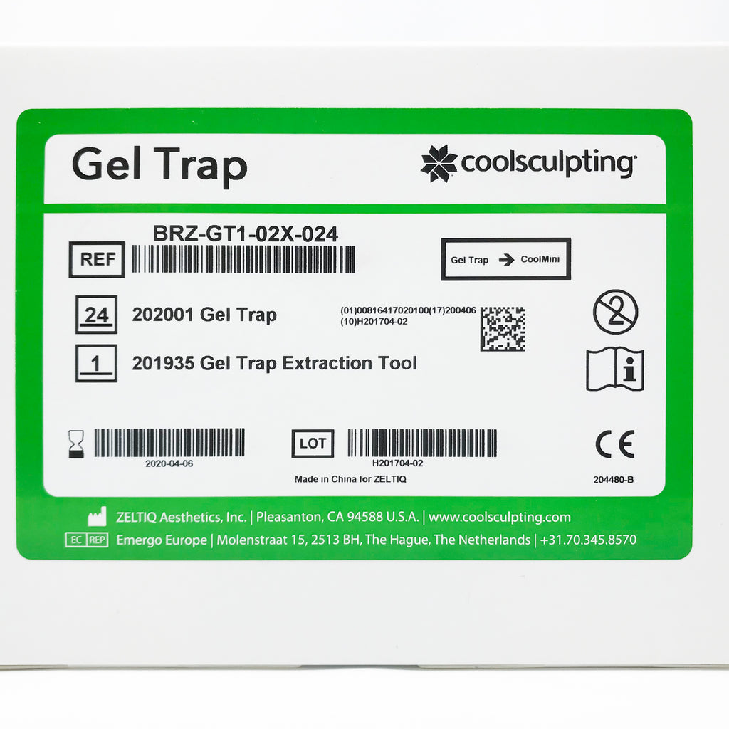 ZELTIQ BRZ-GT1-02X-024 CoolSculpting CoolMini Gel Trap w/Extraction Tool NEW
