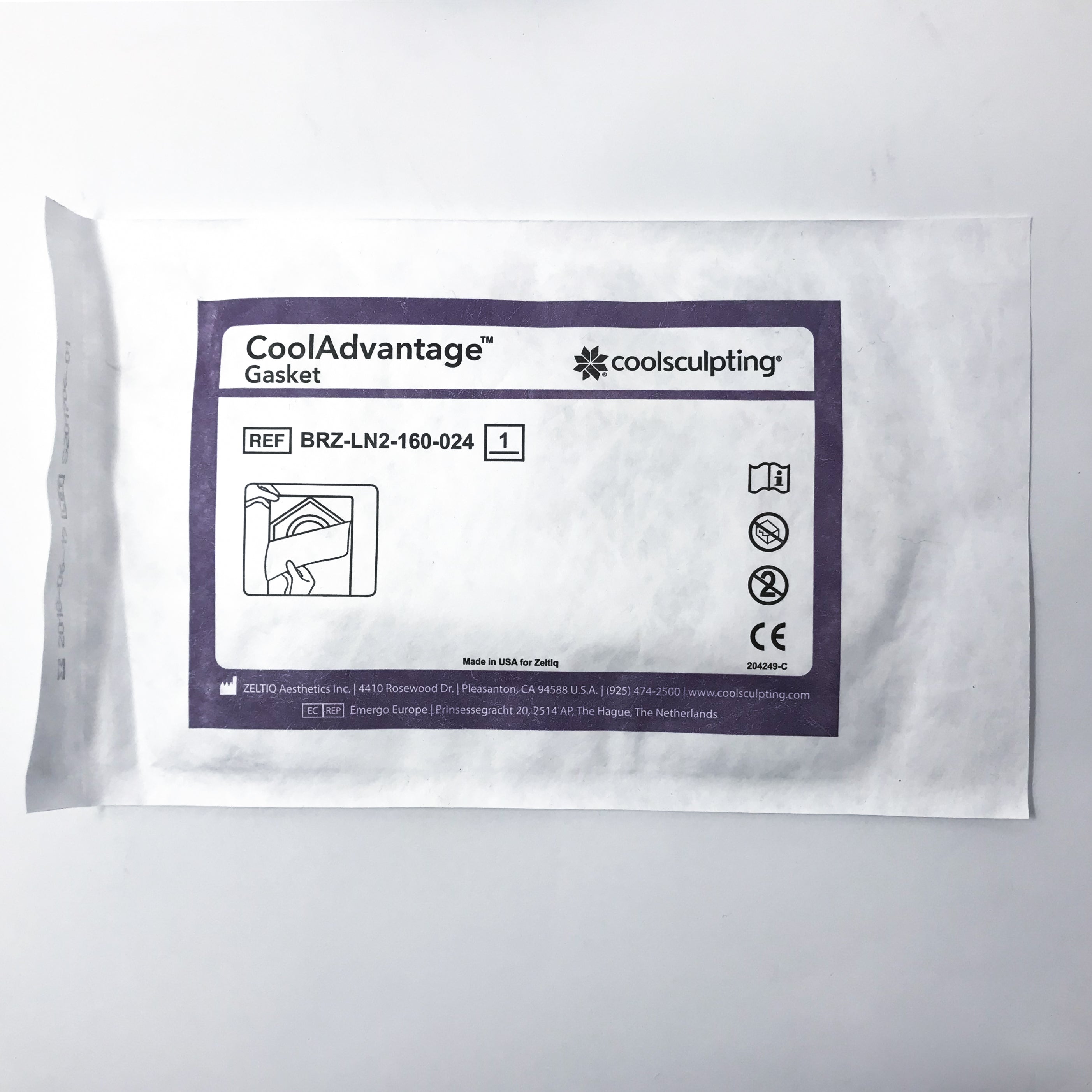 ZELTIQ CoolSculpting CoolAdvantage GASKETS BRZ-LN2-160-024 (x13Pcs) Exp/06-18