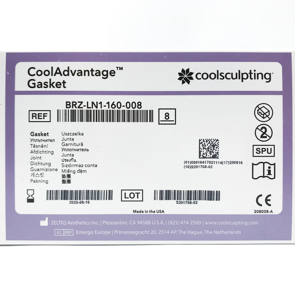 ZELTIQ CoolSculpting CoolAdvantage Gasket BRZ-LN1-160-008 Cool Advantage