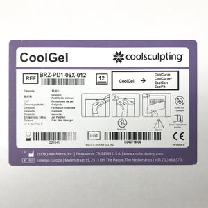 ZELTIQ CoolSculpting CoolGel CoolCurve+ CoolCore CoolFit BRZ-PD1-06X-012 Exp7/18