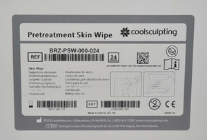 ZELTIQ Coolsculpting "Pretreatment Skin Wipe" BRZ-PSW-000-024 *NEW*