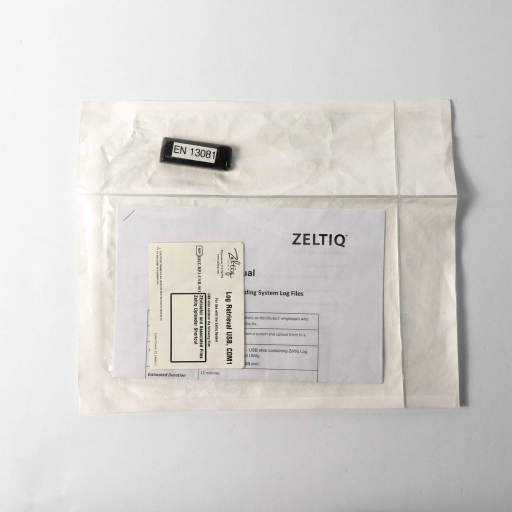 ZELTIQ Log Retrieval USB EN 13081 ZExtractor & Uploader Shortcut BRZ-RP1-USB-001