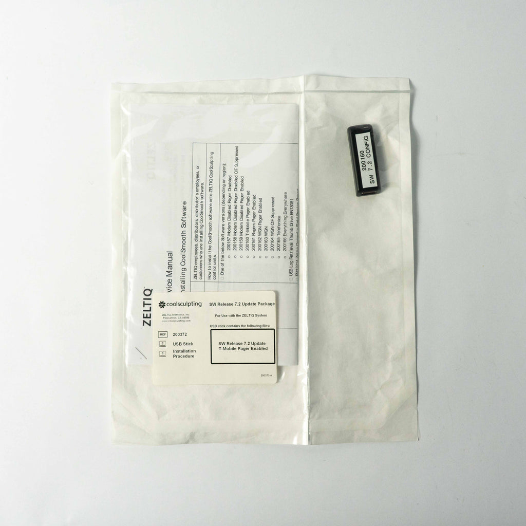 ZELTIQ SW Release 7.2 Update Package USB REF: 200372 & Installation Procedure