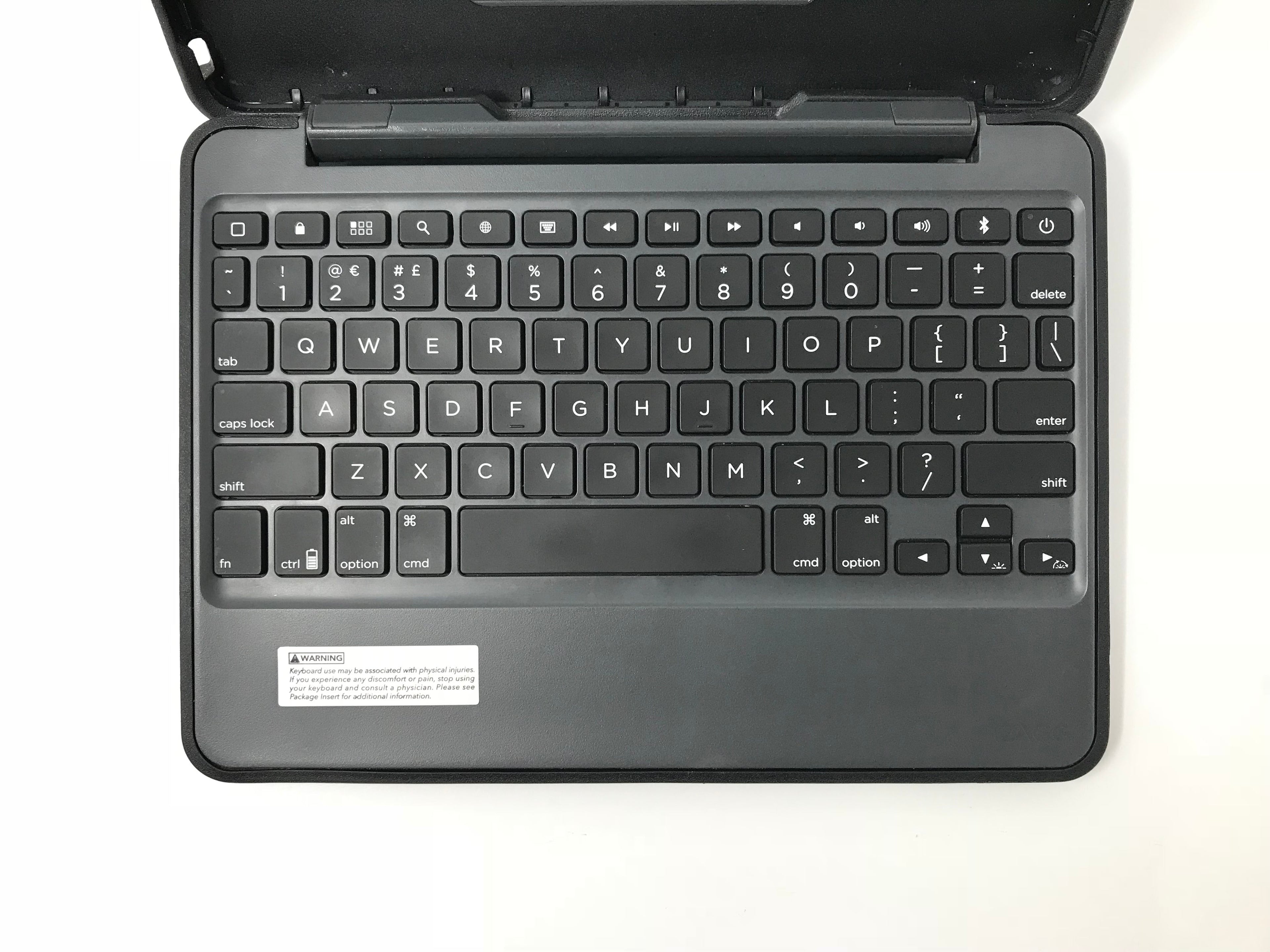 Zagg Rugged Book Detachable Bluetooth Keyboard Protective Case iPad 9.7in