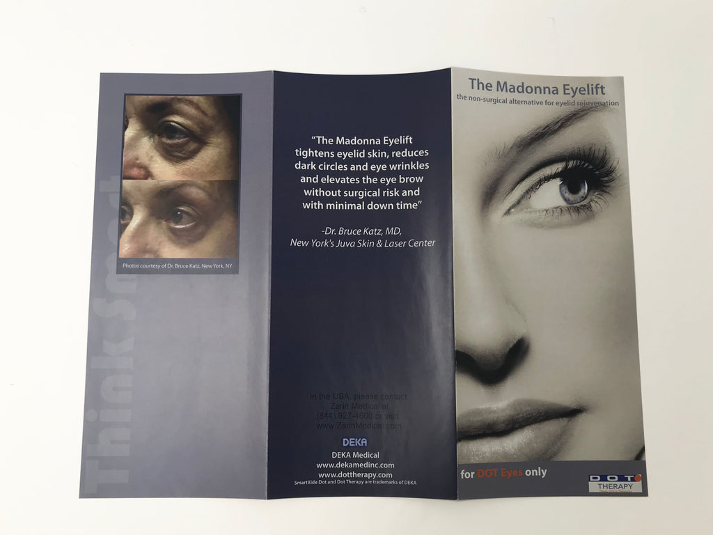 Deka DOT Therapy The Madonna Eyelift Patient Brochure - 8 Pack