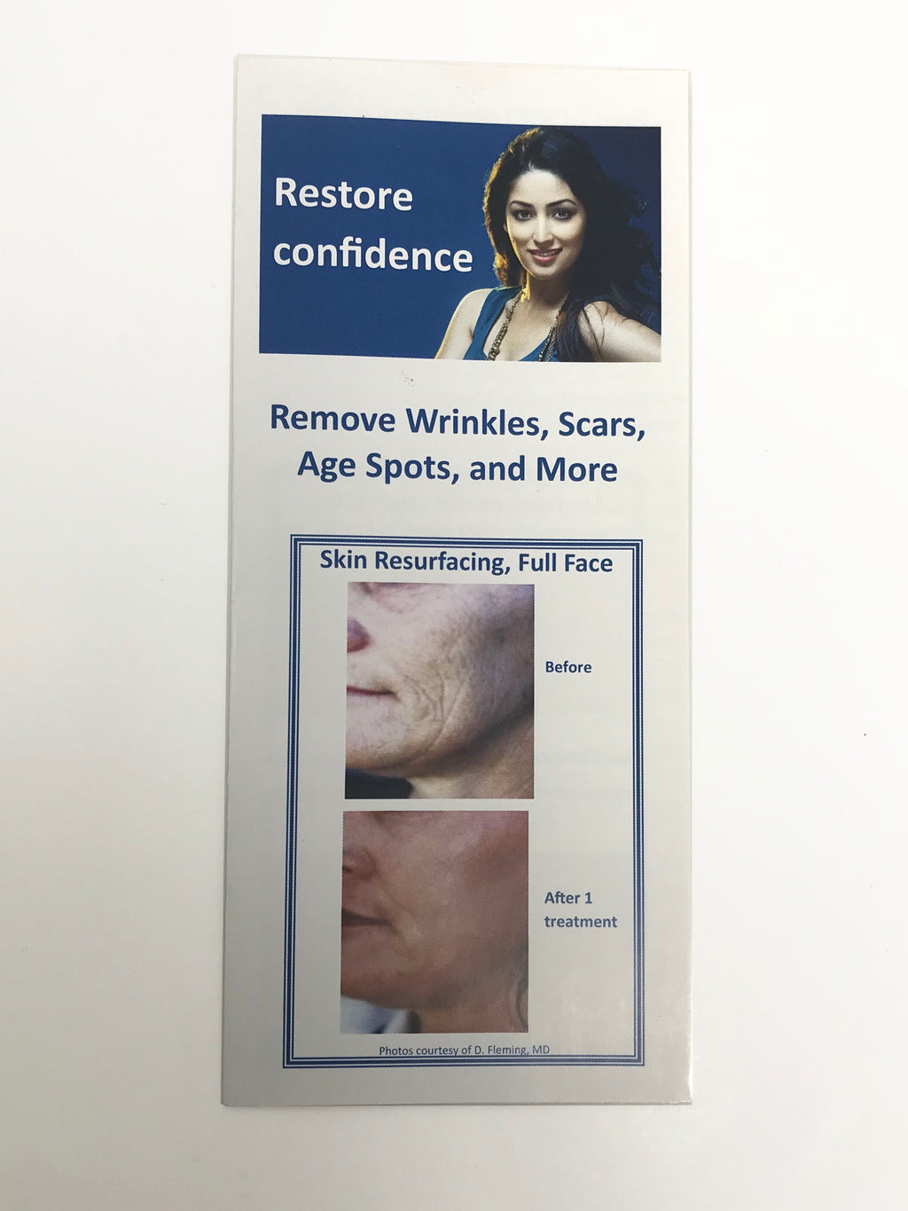 Zarin MCL31 Erbium Laser Skin Rejuvenation Resurfacing Patient Brochures 25 pack