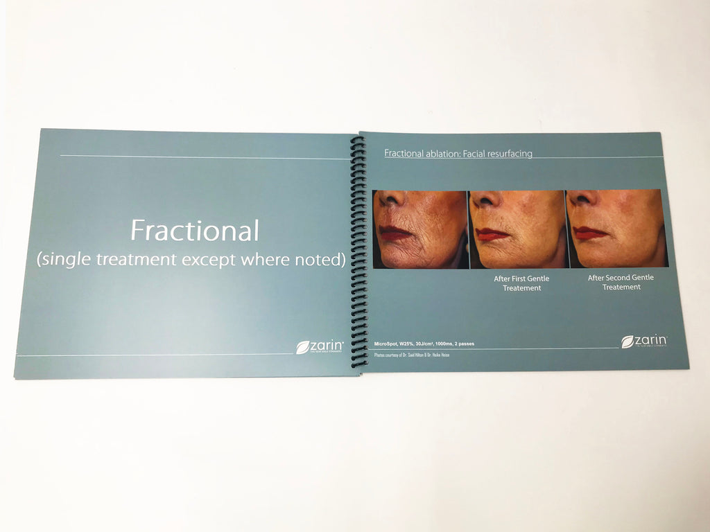 Zarin MCL31 Erbium YAG Laser Ablation Fractional Resurfacing Clinical Case Book
