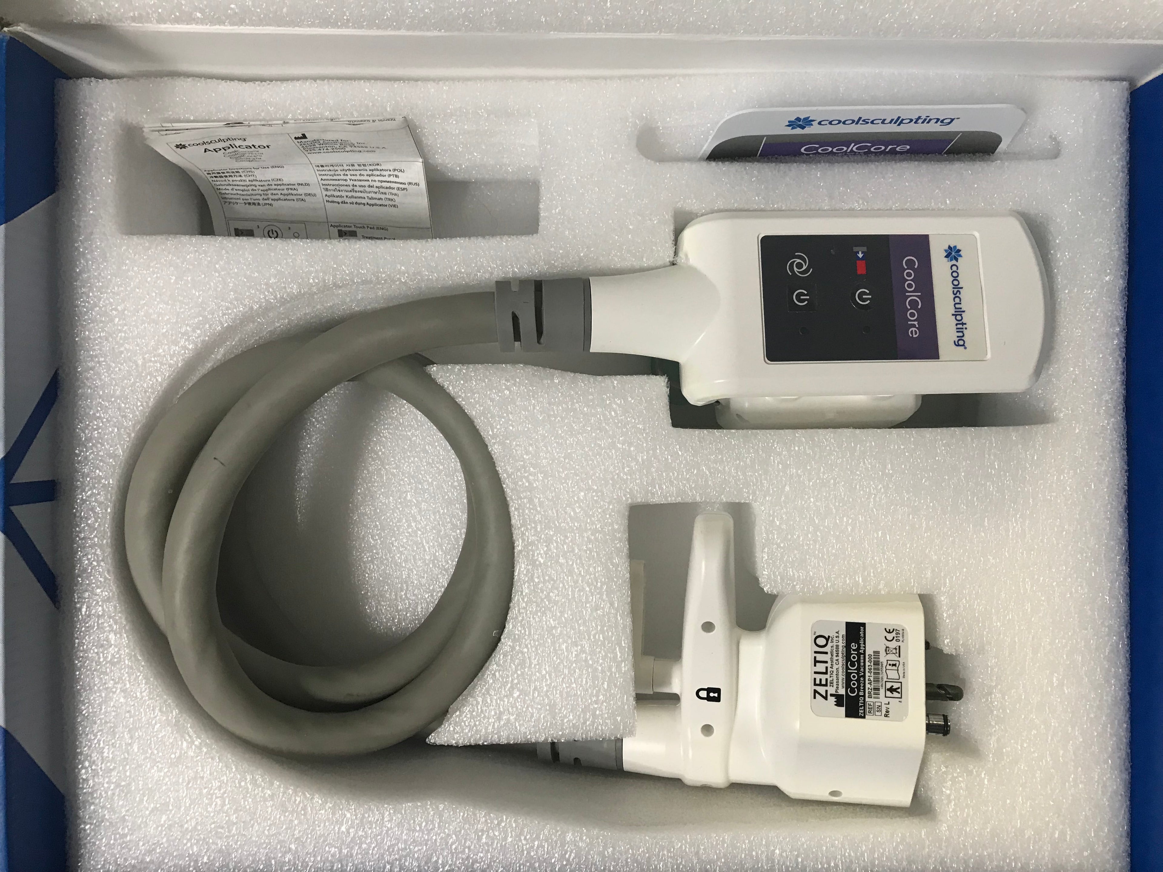 Zeltiq Cool Core Abdomen Cool Sculpting Breeze Vacuum Applicator BRZ-AP1-063-000