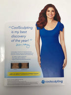 Zeltiq CoolSculpting Advertising Before After Marketing Lobby Desk Office Sign