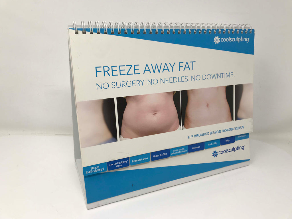 Zeltiq Cool Sculpting Before and After Photo Marketing Patient Results Book