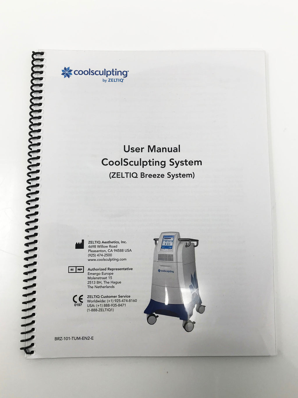 Zeltiq CoolSculpting Breeze System User Operator Manual