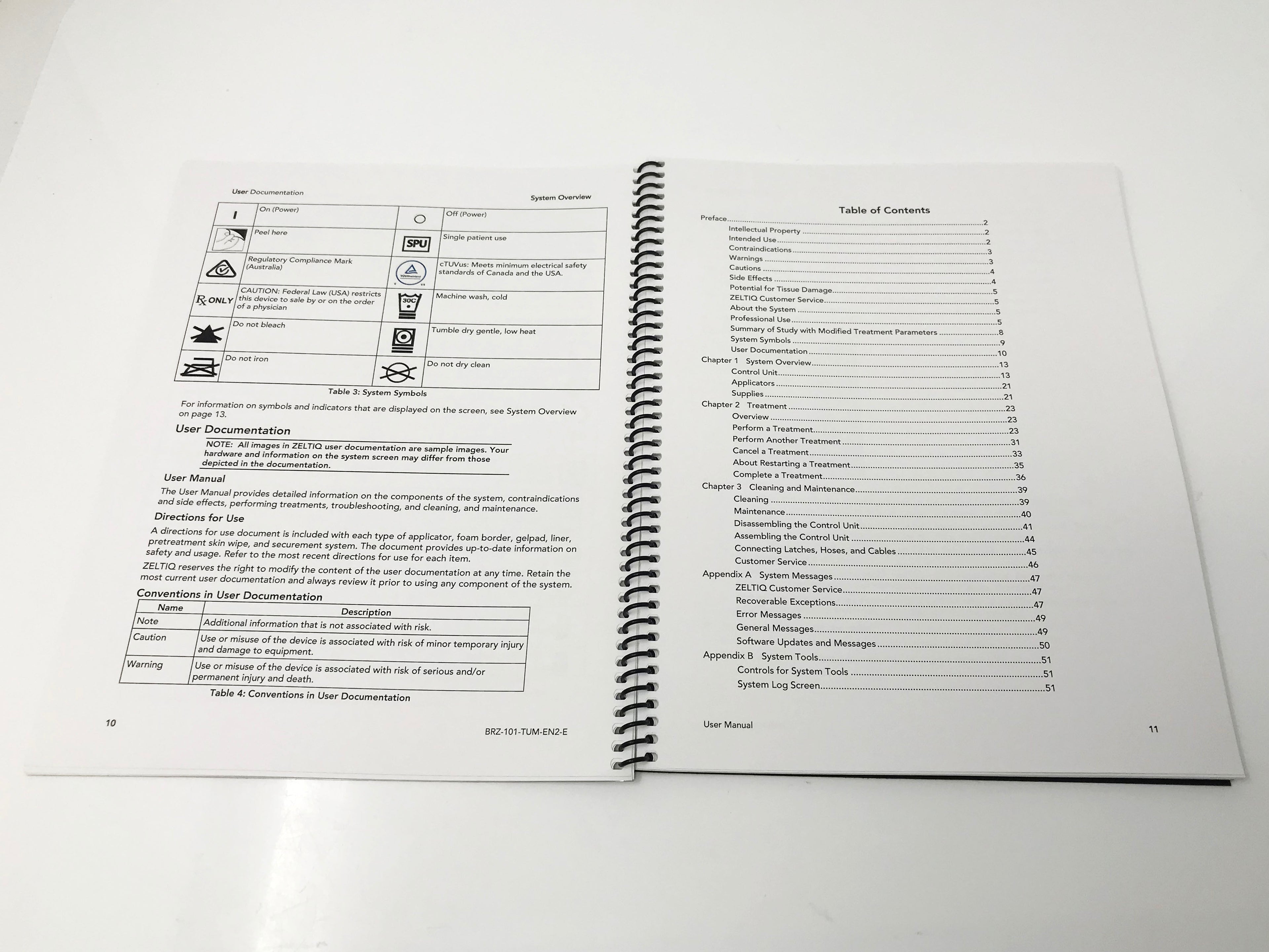 Zeltiq CoolSculpting Breeze System User Operator Manual