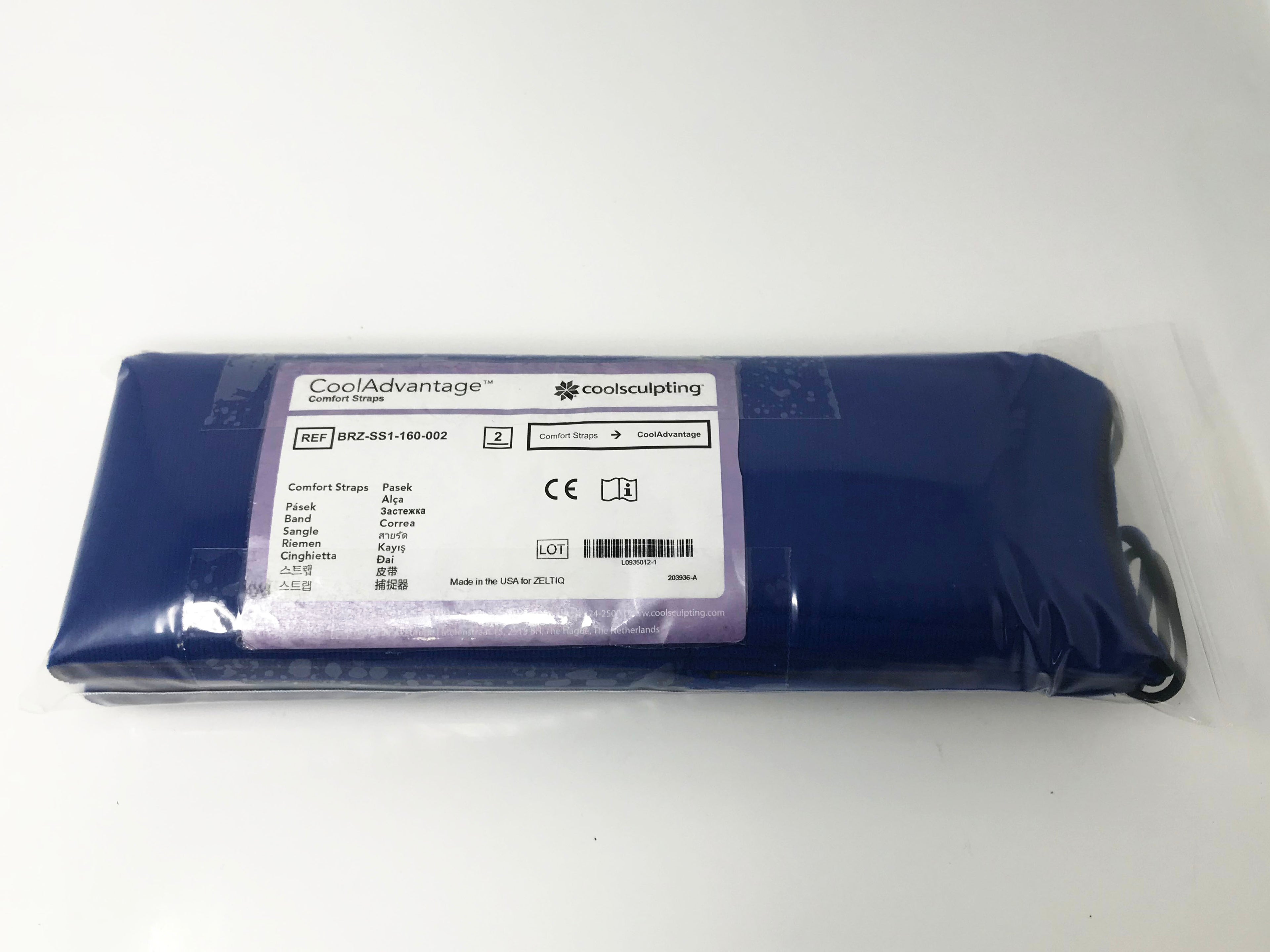 Zeltiq Cool Sculpting Cool Advantage Comfort Straps Applicator BRZ-SS1-160 3 Pak