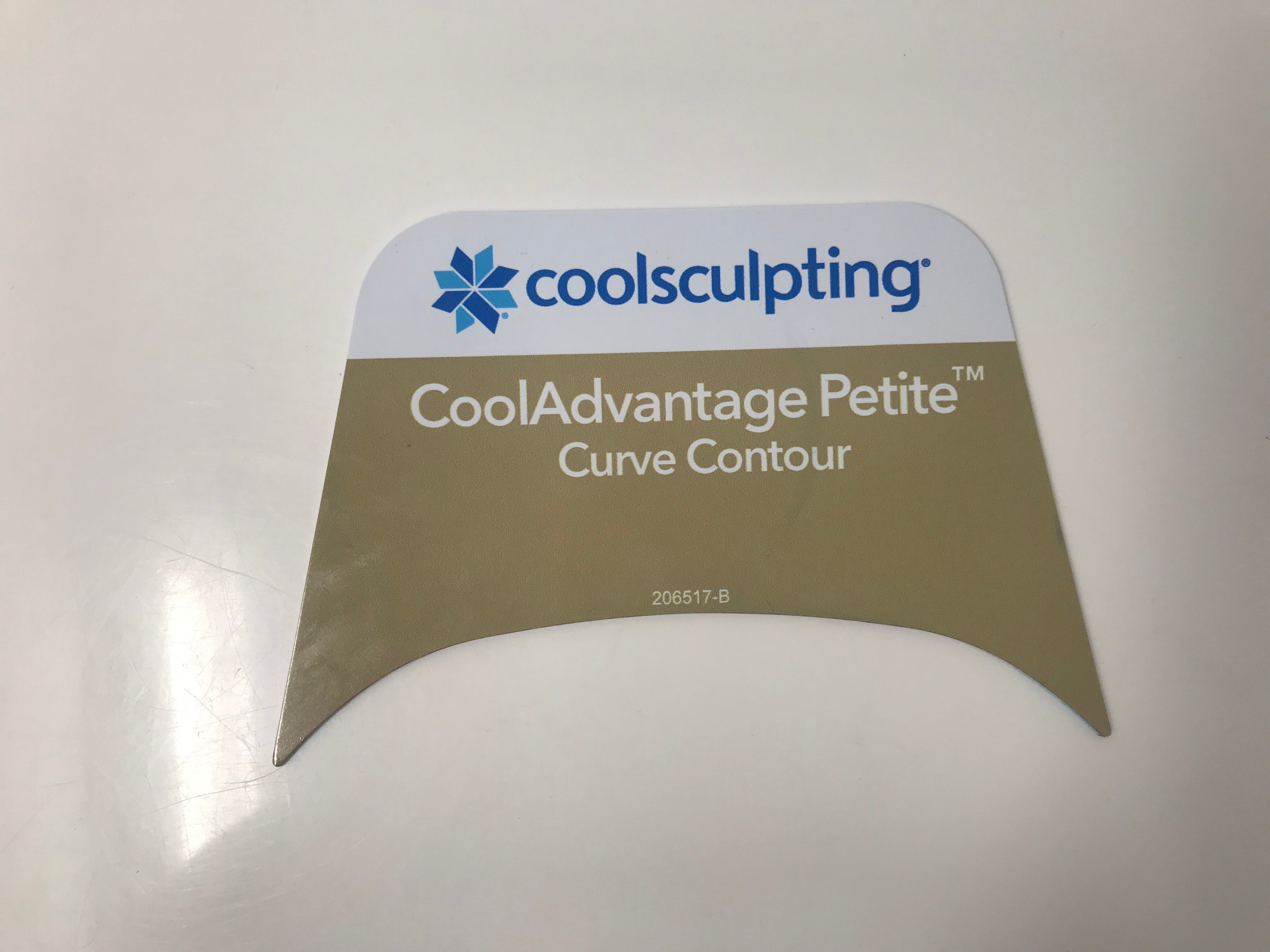 Zeltiq Cool Sculpting Cool Advantage Petite Curve Contour Card Gauge 206517-B