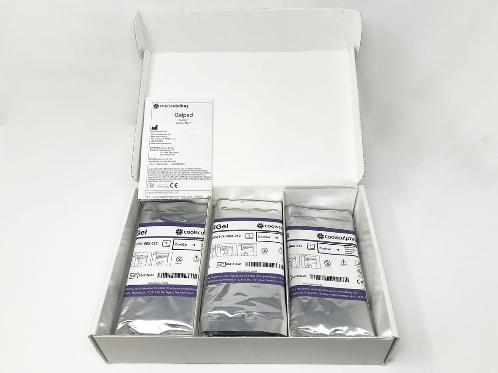 Zeltiq Cool Sculpting Cool Gel Pads BRZ-PD1-06X-012 CoolSculpting CoolGel 9 Pack