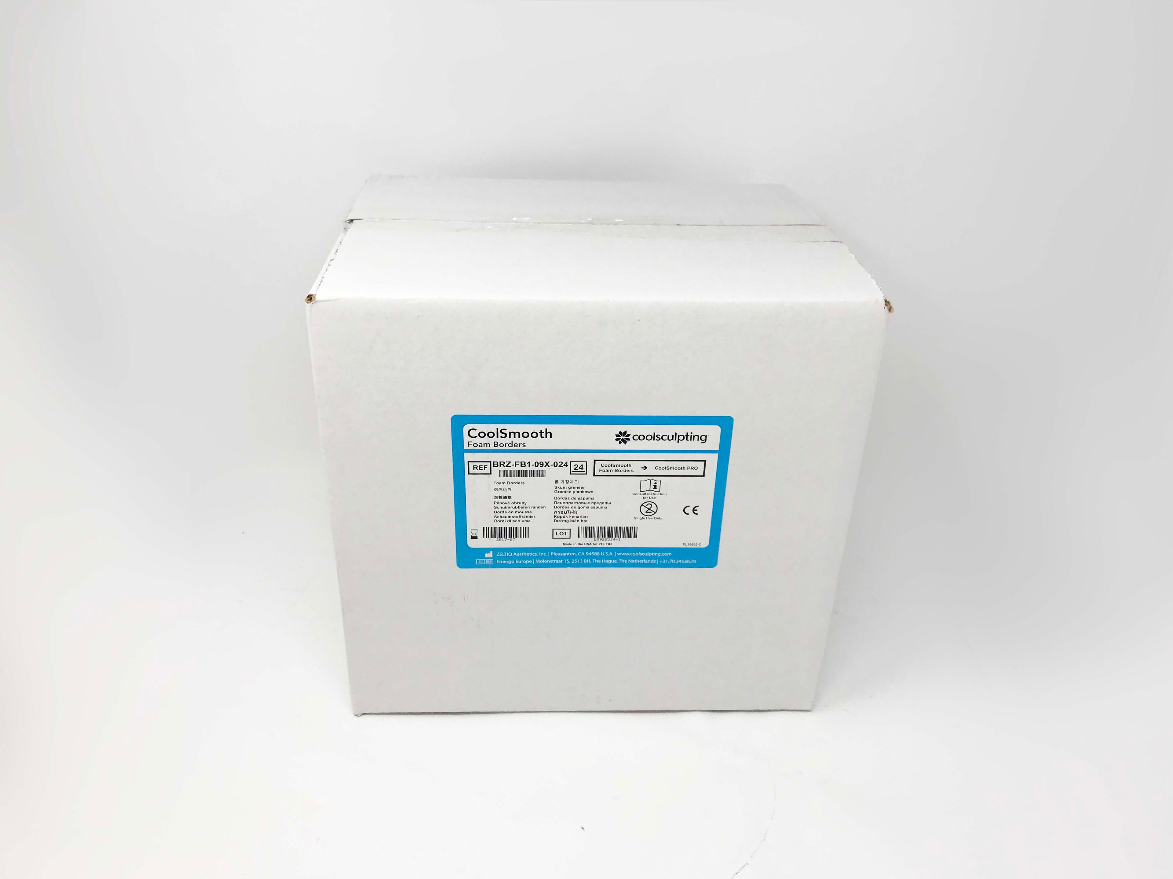 Zeltiq Cool Sculpting Cool Smooth Pro Foam Borders BRZ-FB1-09X-024 Box of 24