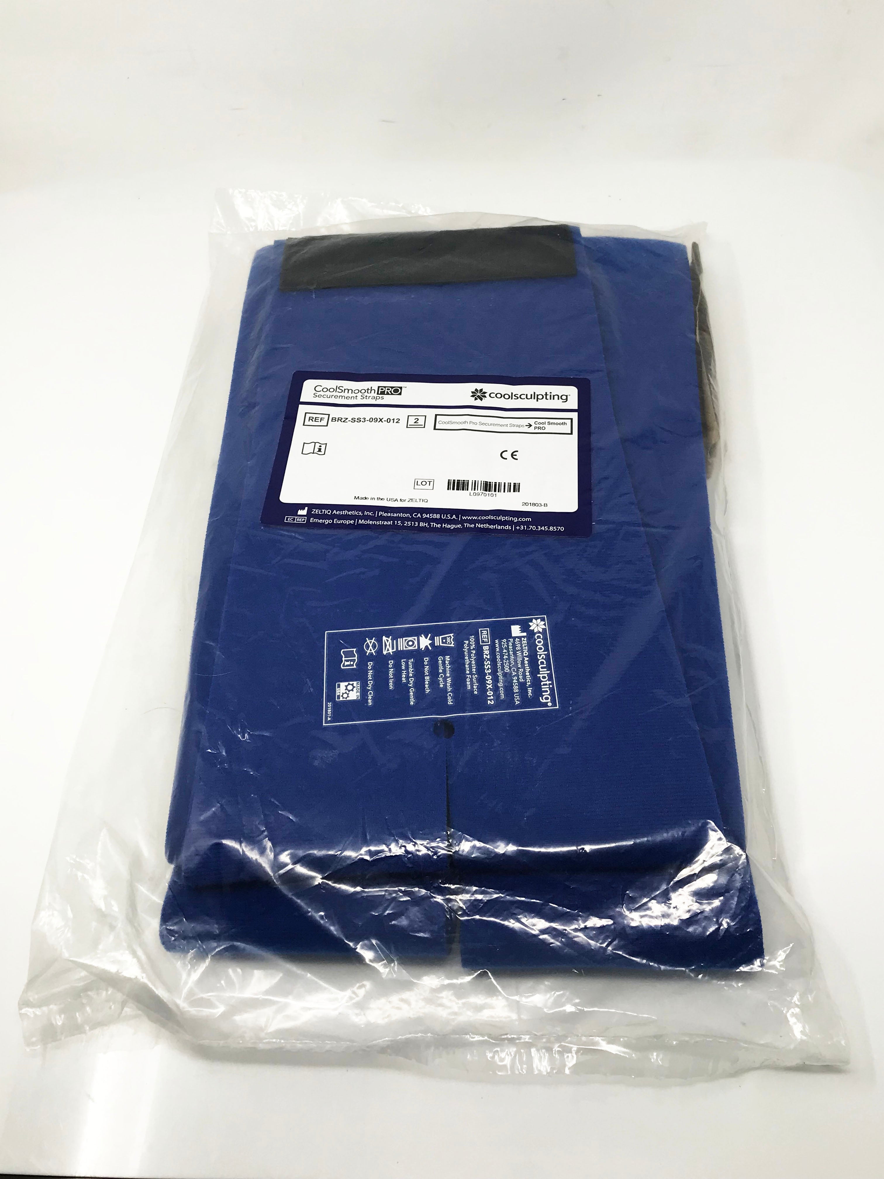 Zeltiq Cool Sculpting Cool Smooth Pro Securement Straps BRZ-SS3-09X-012 Pack/2