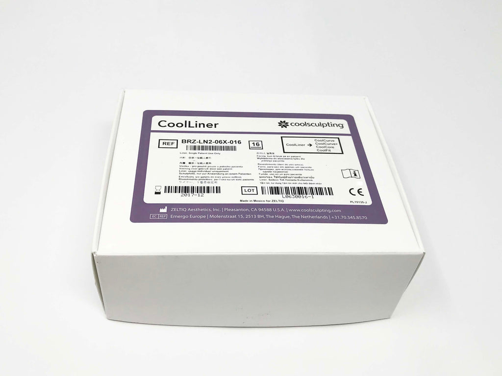 Zeltiq Cool Sculpting CoolLiner Curve Core Fit Liner BRZ-LN2-06X-016 Pack of 7