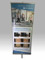 Zeltiq Cool Sculpting Fear No Mirror Cellulite Reduction Marketing Banner 80x30"