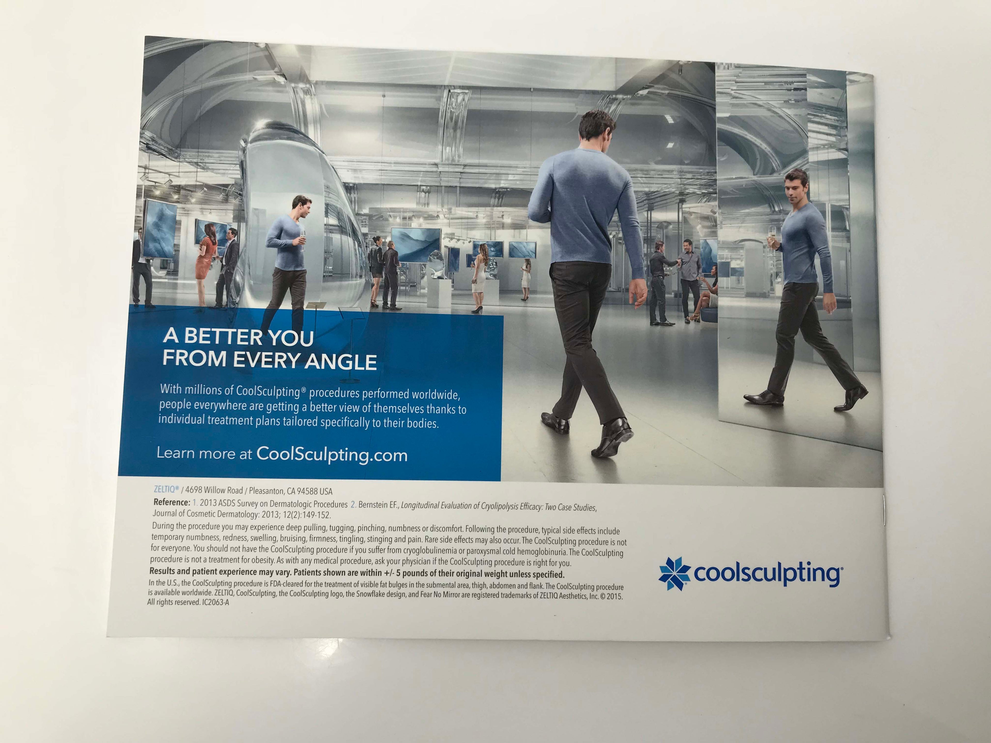 Zeltiq Cool Sculpting Fear No Mirror Patient Results Before and After Photo Book