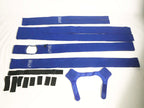 Zeltiq Cool Sculpting Large Blue Securement Straps Mixed Lot Bundle 9 Piece