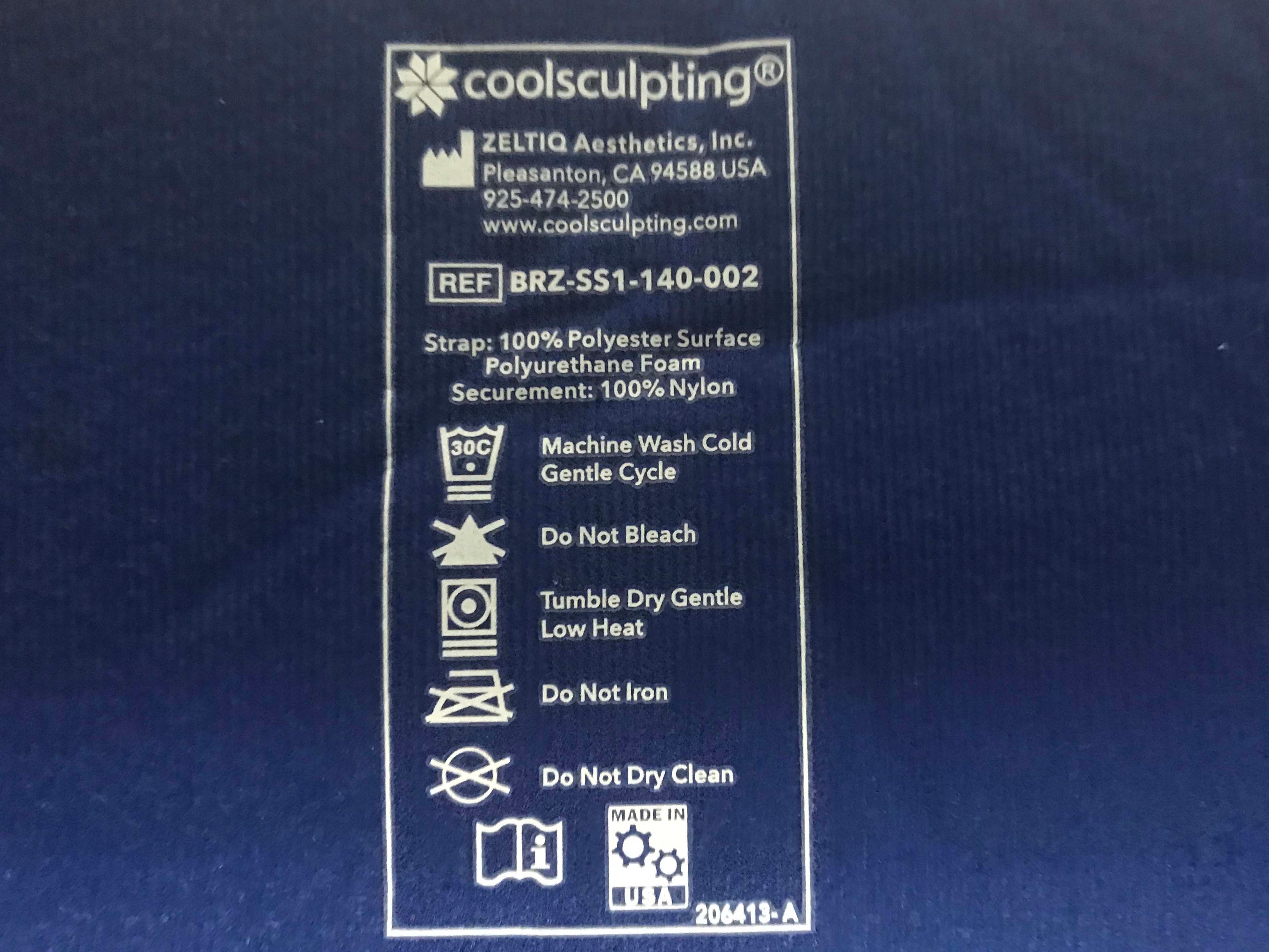 Zeltiq Cool Sculpting Large Blue Securement Straps Mixed Lot Bundle 9 Piece