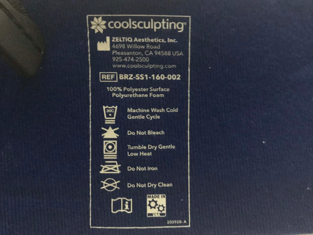 Zeltiq Cool Sculpting Large Blue Securement Straps Mixed Lot Bundle 9 Piece