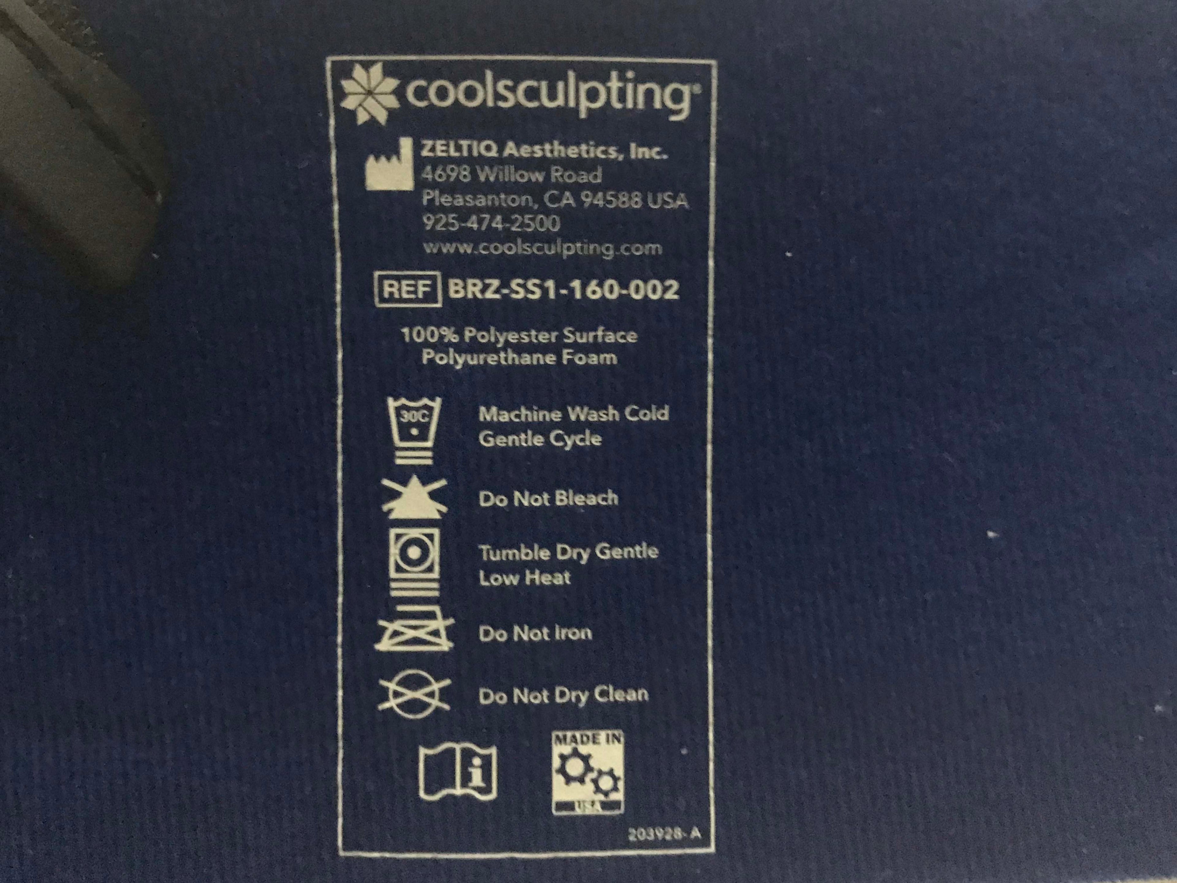 Zeltiq Cool Sculpting Large Blue Securement Straps Mixed Lot Bundle 9 Piece