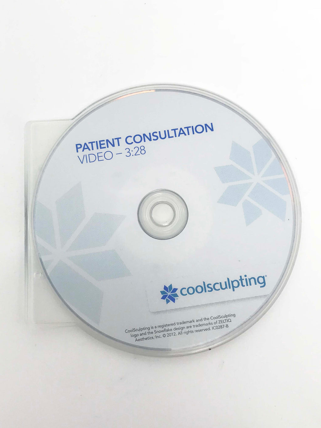 Zeltiq Cool Sculpting Patient Consultation Waiting Room DVD Video 3:28 CD