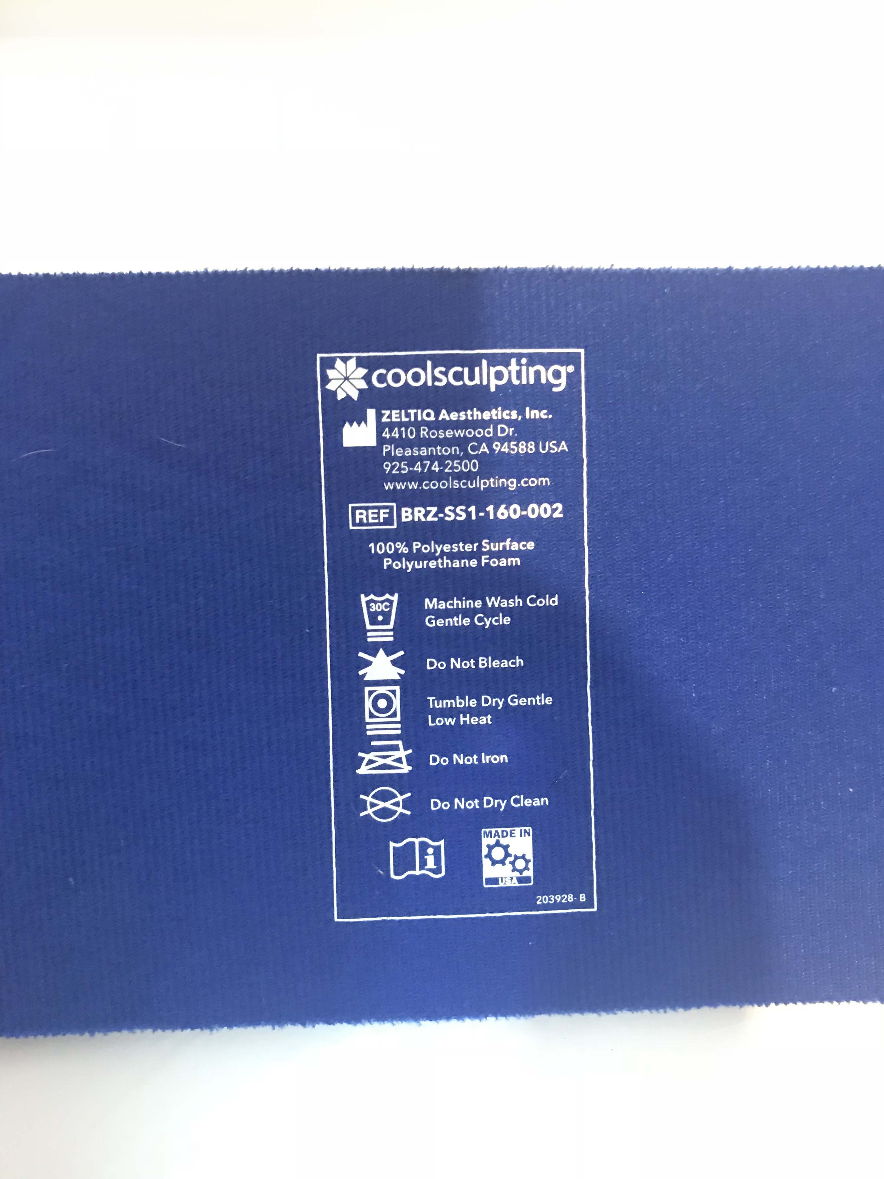 Zeltiq CoolSculpting Applicator Blue Securement Straps BRZ-SS1-160-002 203928-B