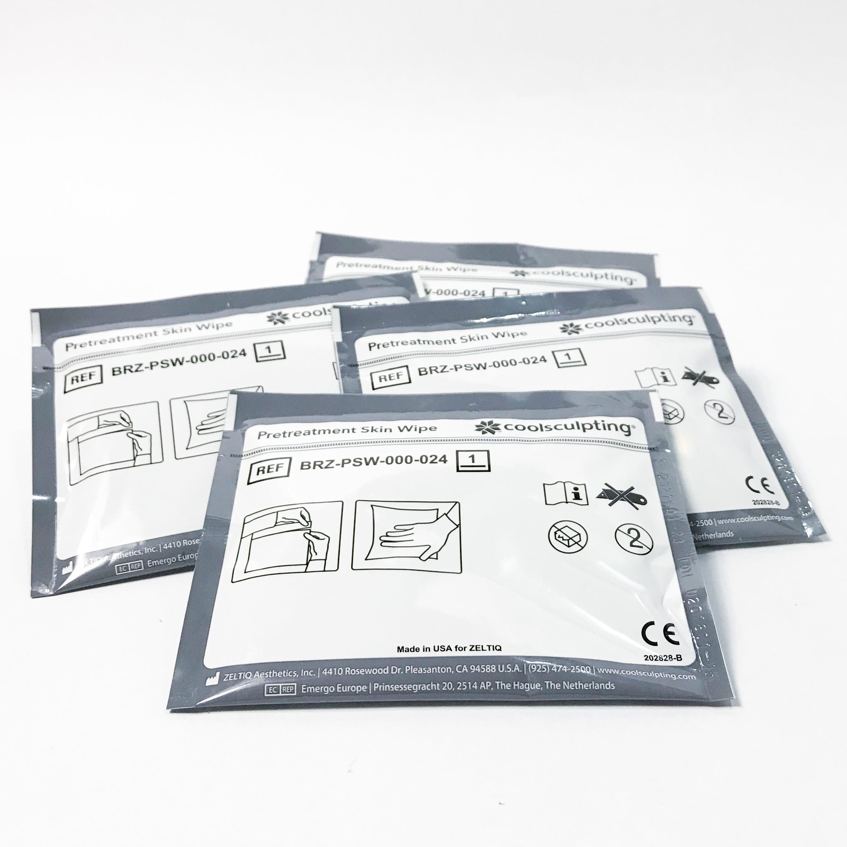 Zeltiq CoolSculpting BRZ-PSW-000-024 Pretreatment Skin Wipes Cool Sculpt x9Pcs