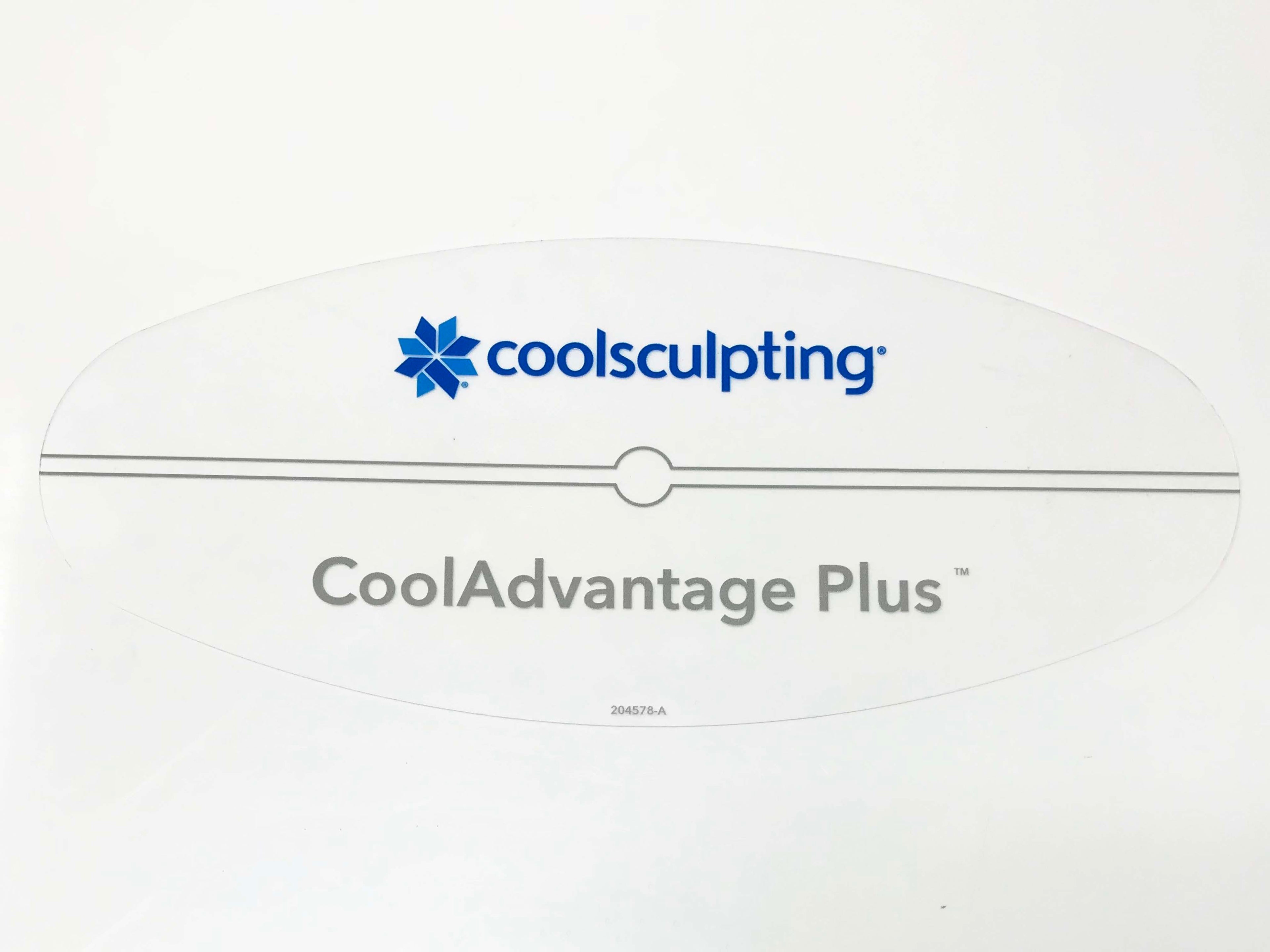 Zeltiq CoolSculpting Cool Advantage Plus Marking Card Stencil Outline 204578-A