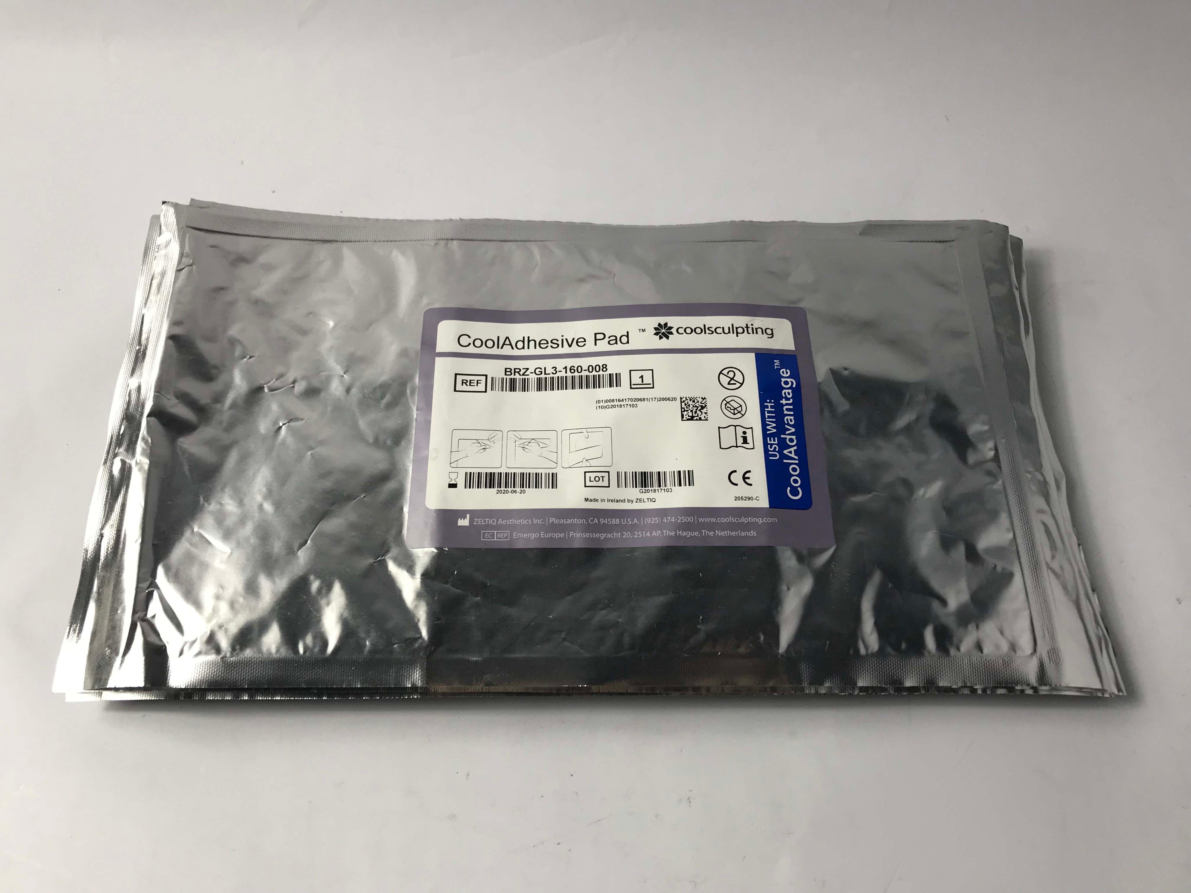 Zeltiq CoolSculpting CoolAdvantage CoolAdhesive BRZ-GL3-160-008 Gel Pads QTY 10