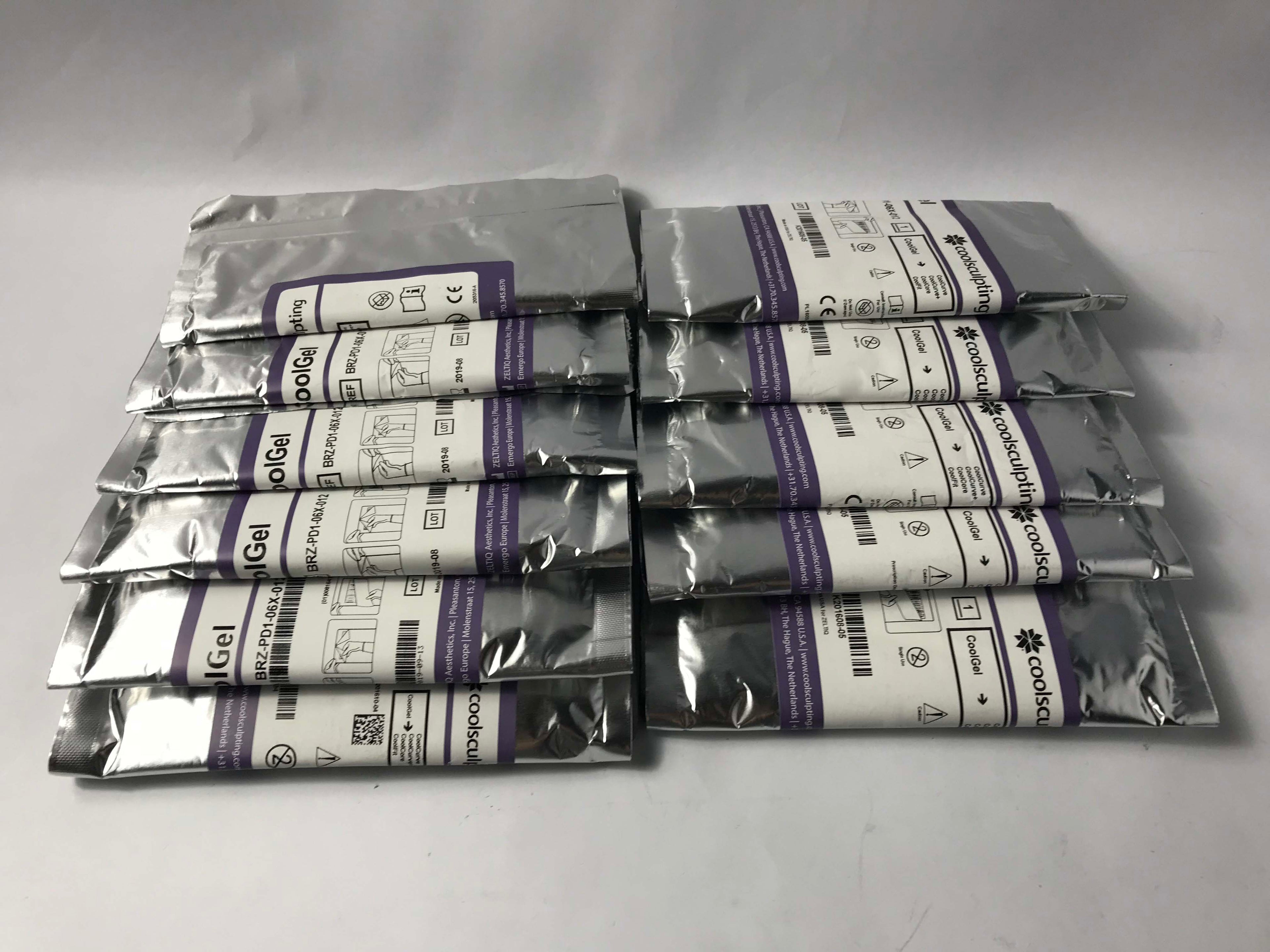 Zeltiq CoolSculpting CoolGel Gel Pads BRZ-PD1-06X-012 Exp 2019 Box of 11