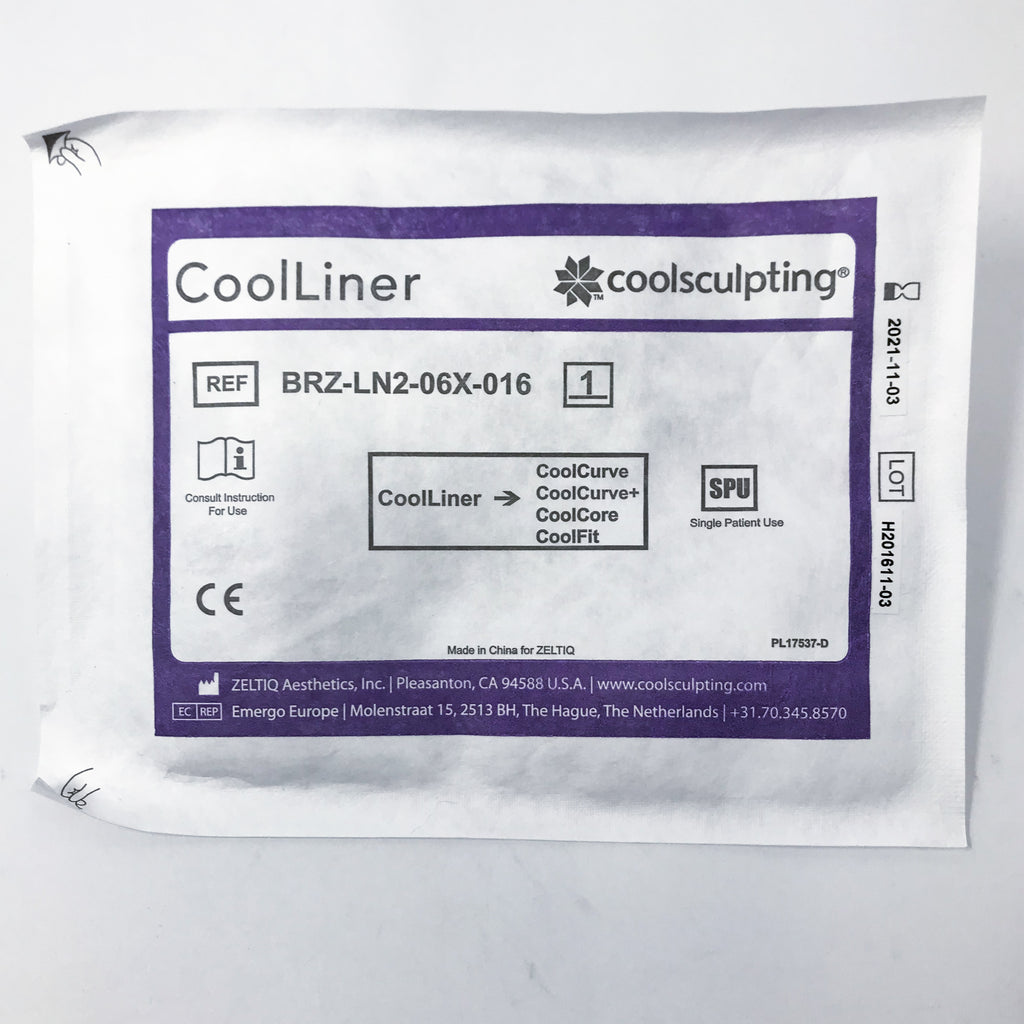 Zeltiq CoolSculpting CoolLiner Purple BRZ-LN2-06X-016 CoolCurve+ Lot of 16 Pcs