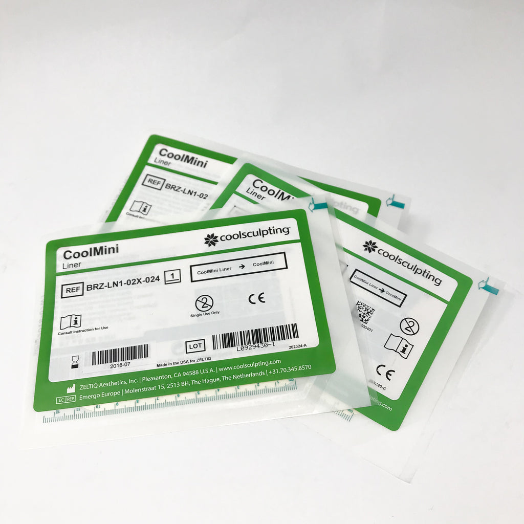 Zeltiq CoolSculpting CoolMini Liner BRZ-LN1-02X-024 CoolMax Exp:7/18 (x3 Pcs)