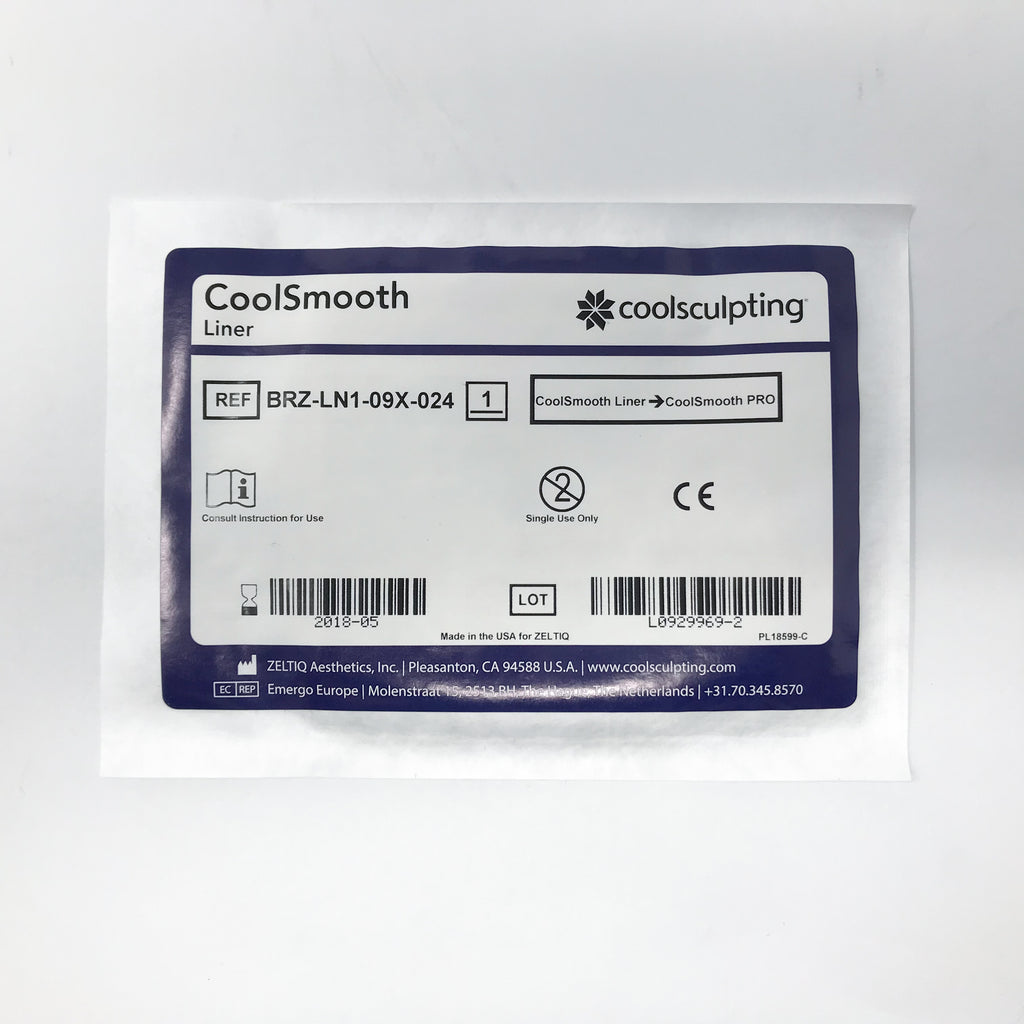 Zeltiq CoolSculpting CoolSmooth Liner BRZ-LN1-09X-024 Cool Smooth Exp: 5/18 44Pc