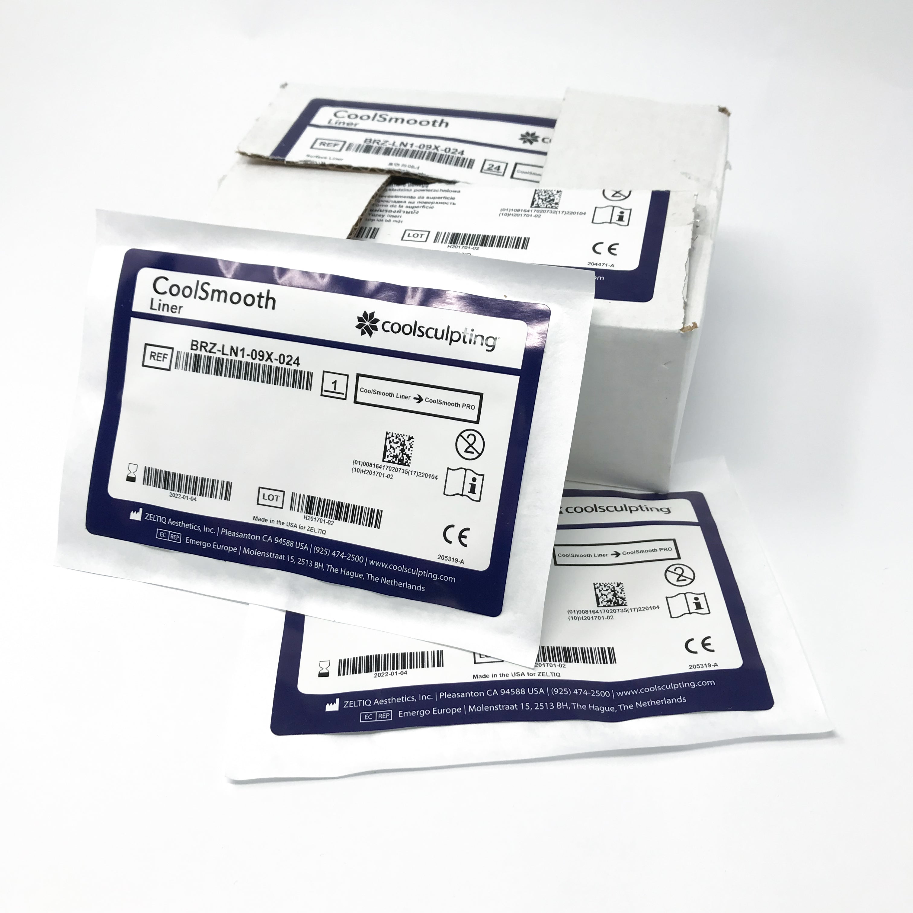 Zeltiq CoolSculpting CoolSmooth Liner BRZ-LN1-09X-024 Cool Smooth (x20Pcs)