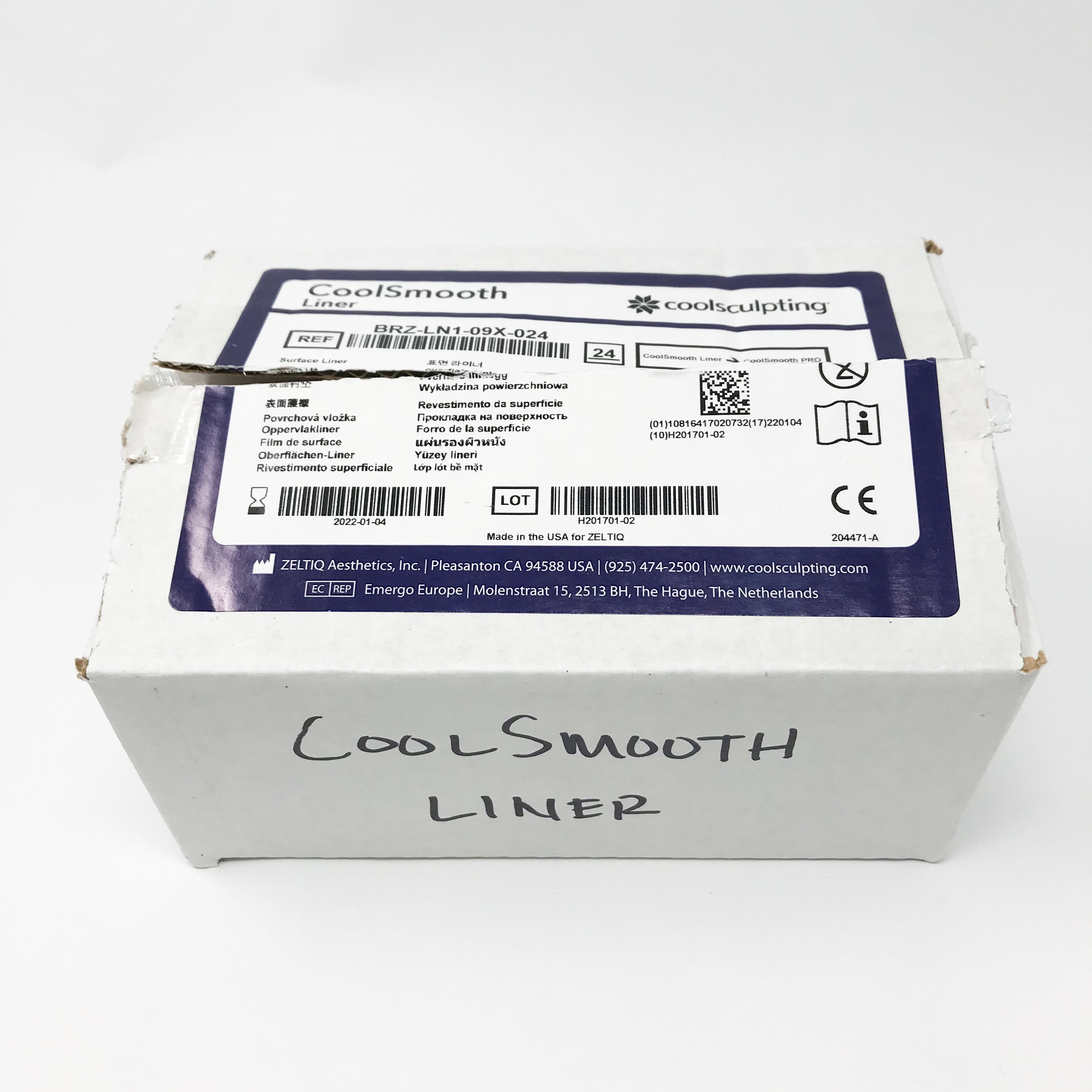 Zeltiq CoolSculpting CoolSmooth Liner BRZ-LN1-09X-024 Cool Smooth (x20Pcs)